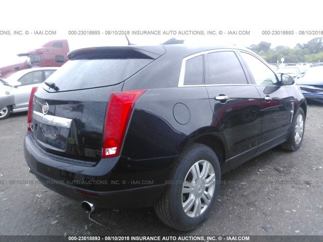 3GYFNDEY8AS582404 - 2010 CADILLAC SRX LUXURY COLLECTION BLACK photo 4