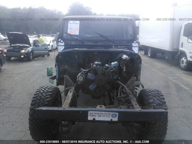 1J4FY19P6RP443678 - 1994 JEEP WRANGLER / YJ S BLACK photo 6