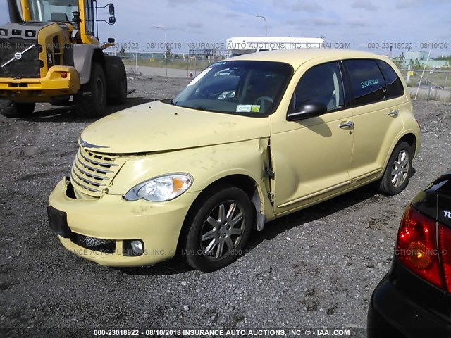 3A4FY58BX7T557172 - 2007 CHRYSLER PT CRUISER TOURING YELLOW photo 2