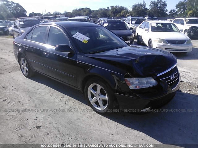 5NPEU46F89H463145 - 2009 HYUNDAI SONATA SE/LIMITED BLACK photo 1