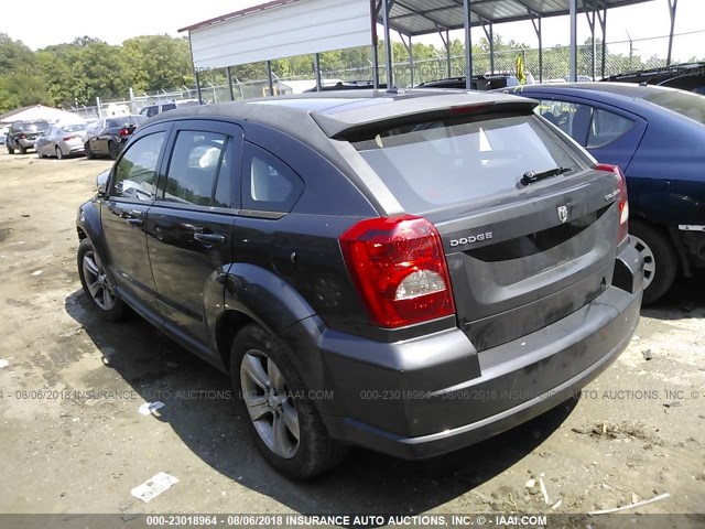 1B3CB3HA9BD110581 - 2011 DODGE CALIBER MAINSTREET GRAY photo 3