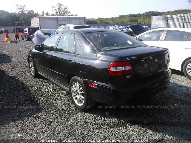 YV1VS275X4F062161 - 2004 VOLVO S40 1.9T BLACK photo 3