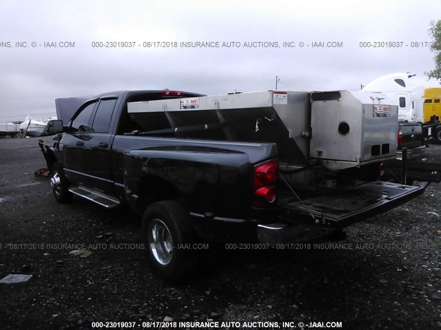 3D7MX48D48G236384 - 2008 DODGE RAM 3500 4X4 CREWCAB ST/SLT BLACK photo 3