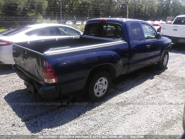 5TETX22N46Z146102 - 2006 TOYOTA TACOMA ACCESS CAB Көк фото 4