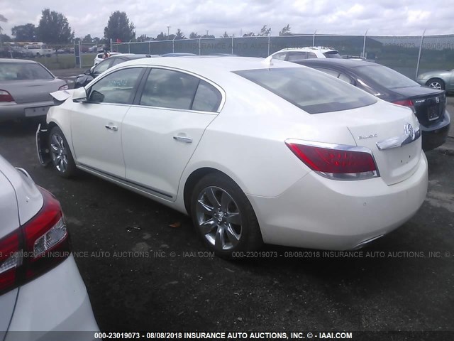 1G4GE5GV9AF174321 - 2010 BUICK LACROSSE CXS WHITE photo 3