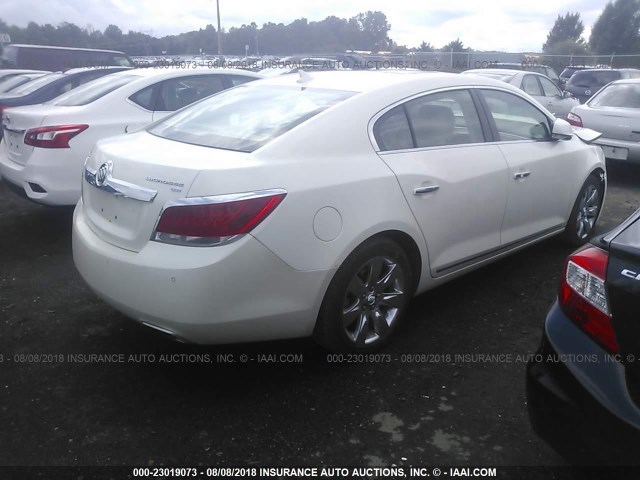1G4GE5GV9AF174321 - 2010 BUICK LACROSSE CXS WHITE photo 4