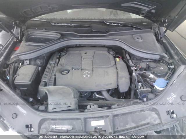 4JGDA5HB6FA532594 - 2015 MERCEDES-BENZ ML 350 4MATIC BROWN photo 10