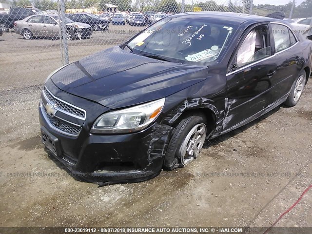 1G11B5SA7DF150670 - 2013 CHEVROLET MALIBU LS შავი ფოტო 2