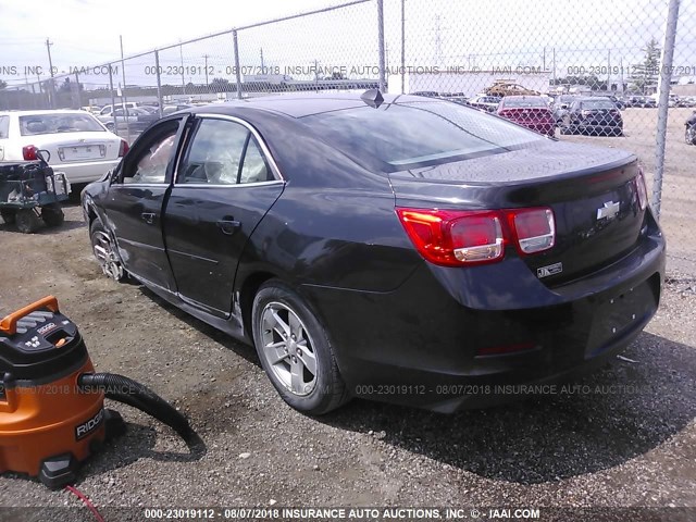 1G11B5SA7DF150670 - 2013 CHEVROLET MALIBU LS შავი ფოტო 3