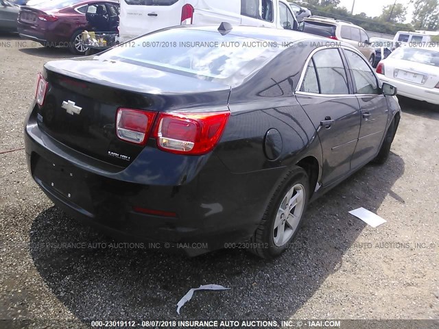 1G11B5SA7DF150670 - 2013 CHEVROLET MALIBU LS შავი ფოტო 4