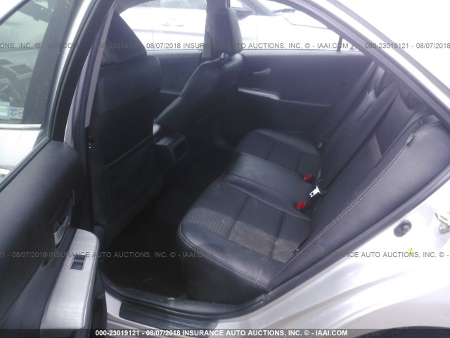 4T1BF1FKXEU369434 - 2014 TOYOTA CAMRY L/SE/LE/XLE 银色 照片 8