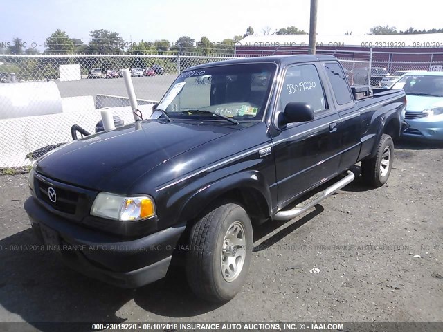 4F4YR16U92TM01581 - 2002 MAZDA B3000 CAB PLUS BLACK photo 2