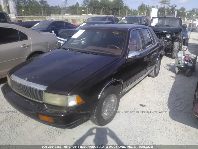 1C3AA3637RF115763 - 1994 CHRYSLER LEBARON MAROON photo 2