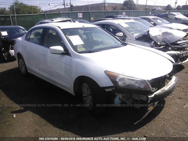 1HGCP26369A126958 - 2009 HONDA ACCORD LX WHITE photo 1