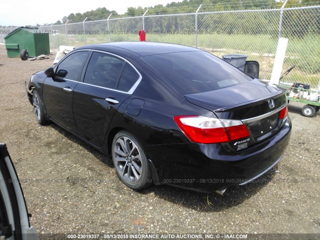 1HGCR2F59FA233476 - 2015 HONDA ACCORD SPORT BLACK photo 3