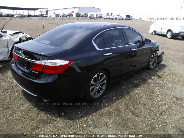 1HGCR2F59FA233476 - 2015 HONDA ACCORD SPORT BLACK photo 4