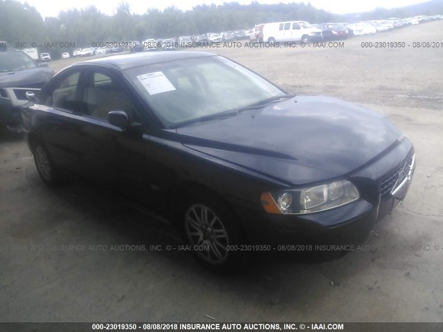 YV1RS612652478630 - 2005 VOLVO S60 Սև լուսանկար 1