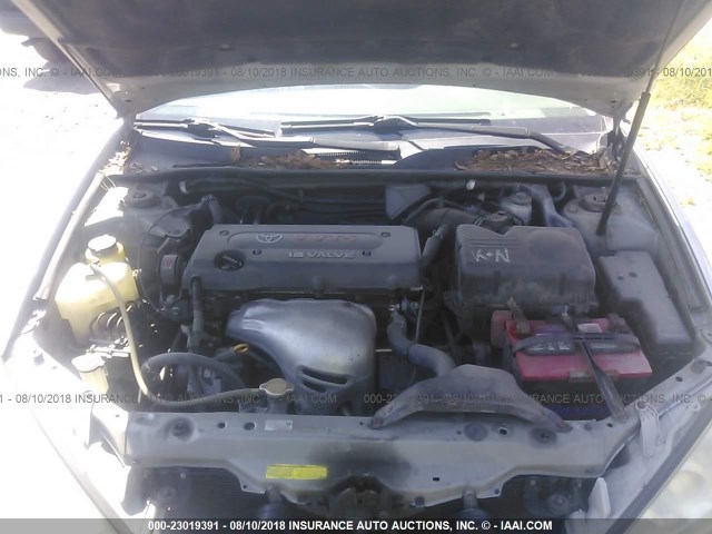 4T1BE32KX5U537898 - 2005 TOYOTA CAMRY LE/XLE/SE Gümüş foto 10