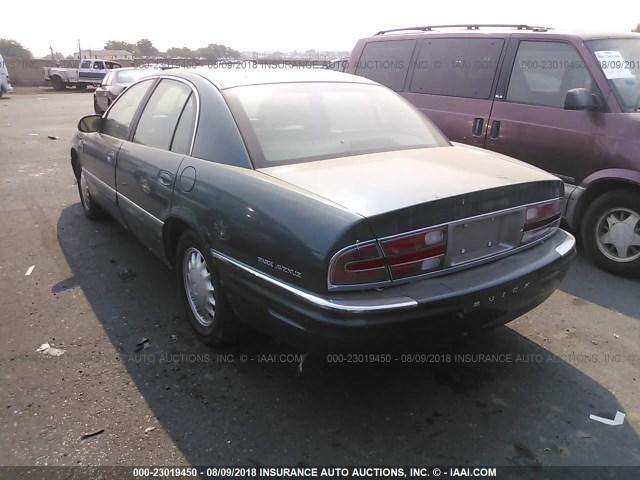 1G4CW52K1V4650295 - 1997 BUICK PARK AVENUE  GREEN photo 3