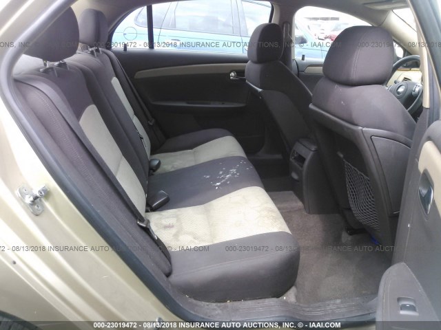 1G1ZH57B08F246634 - 2008 CHEVROLET MALIBU 1LT ოქროსფერი ფოტო 8