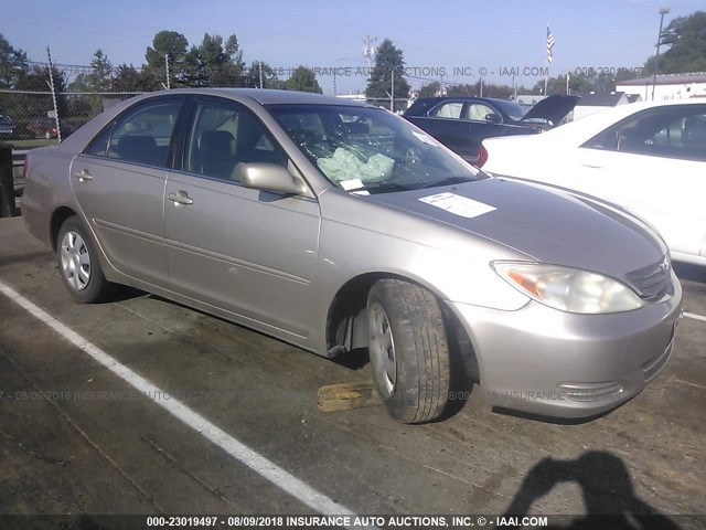 4T1BE32KX2U513757 - 2002 TOYOTA CAMRY LE/XLE/SE Qızıl foto 1