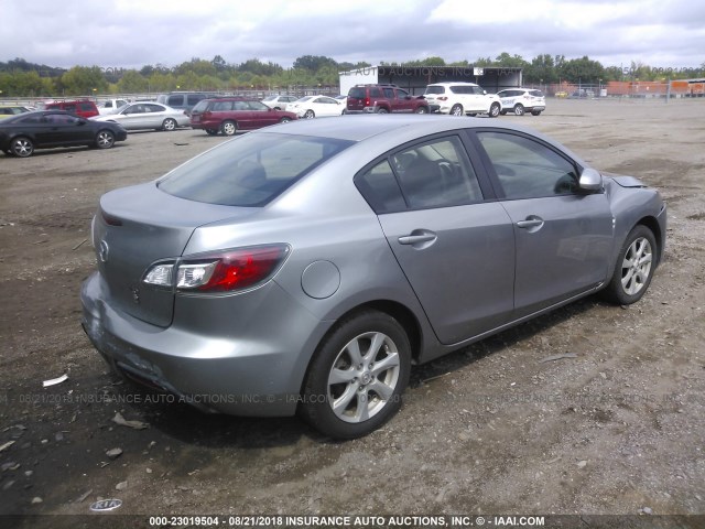 JM1BL1SF8A1304406 - 2010 MAZDA 3 I SILVER photo 4