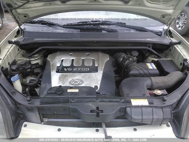KM8JN72D86U432671 - 2006 HYUNDAI TUCSON GLS/LIMITED 金色 照片 10