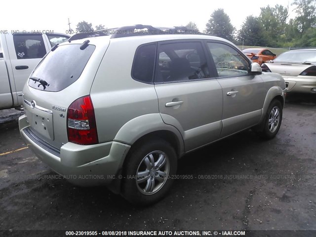 KM8JN72D86U432671 - 2006 HYUNDAI TUCSON GLS/LIMITED GOLD photo 4