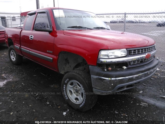 2GCEK19TXX1101886 - 1999 CHEVROLET SILVERADO K1500 RED photo 1