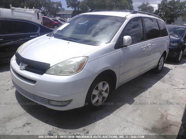 5TDZA22C34S170069 - 2004 TOYOTA SIENNA XLE/XLE LIMITED WHITE photo 2