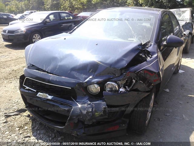 1G1JA5SH9F4219406 - 2015 CHEVROLET SONIC LS 蓝色 照片 6