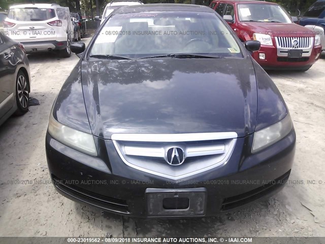 19UUA66295A001371 - 2005 ACURA TL BLACK photo 6