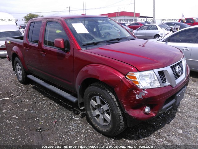 1N6AD0EV6DN727405 - 2013 NISSAN FRONTIER S/SV/SL/PRO-4X MAROON photo 1