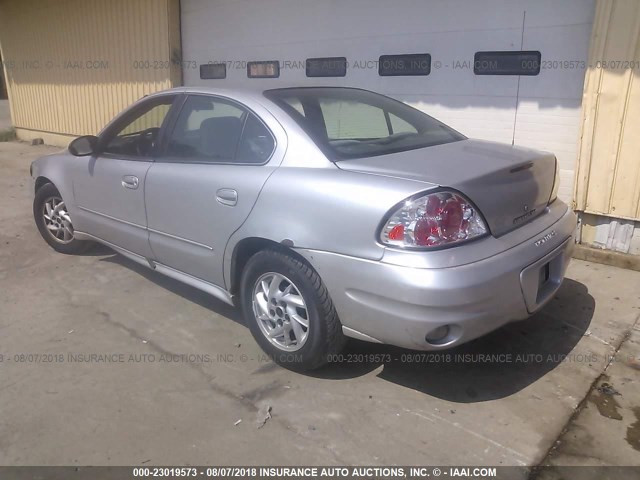 1G2NF52E13M735128 - 2003 PONTIAC GRAND AM SE1 SILVER photo 3