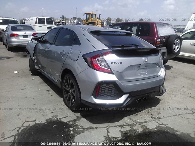 SHHFK7H45HU227510 - 2017 HONDA CIVIC SPORT Grau Foto 3
