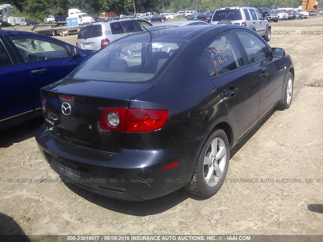 JM1BK12FX61483011 - 2006 MAZDA 3 I BLACK photo 4