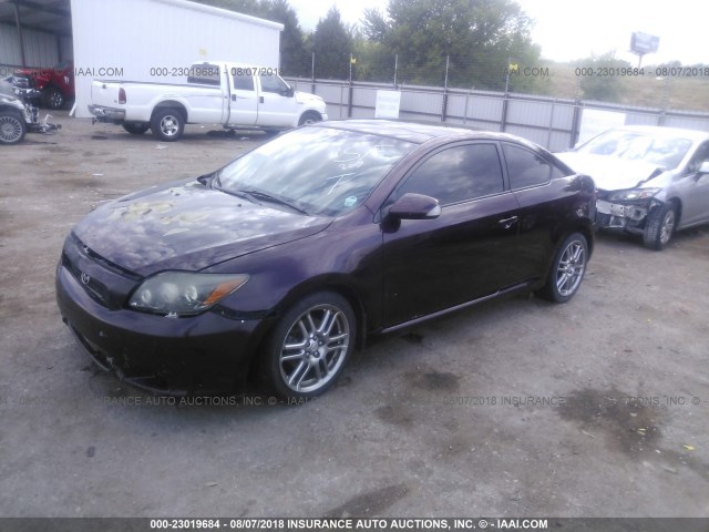 JTKDE3B78A0319994 - 2010 TOYOTA SCION TC 紫色 照片 2