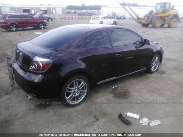 JTKDE3B78A0319994 - 2010 TOYOTA SCION TC 紫色 照片 4