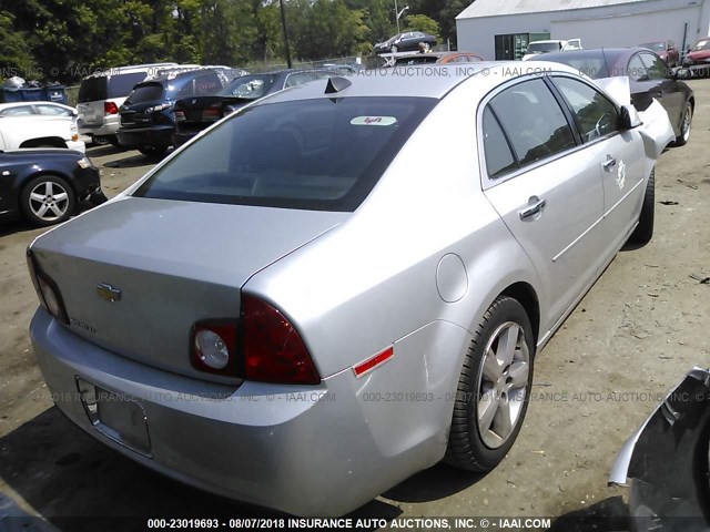 1G1ZD5E02CF287398 - 2012 CHEVROLET MALIBU 2LT SILVER photo 4