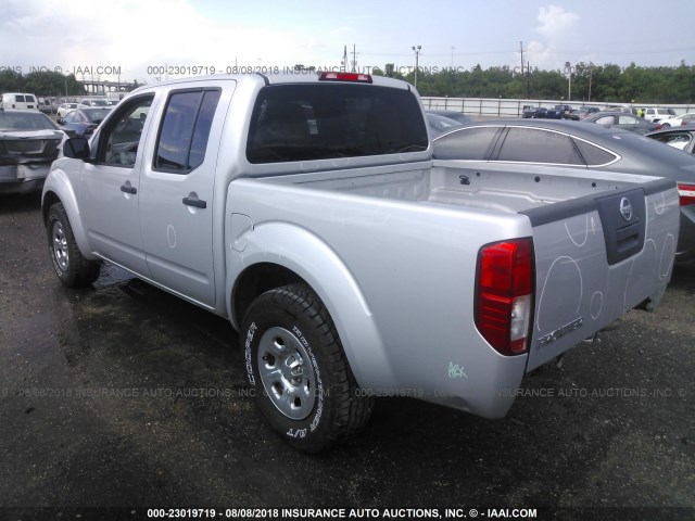 1N6AD0ERXCC444535 - 2012 NISSAN FRONTIER S/SV/SL/PRO-4X SILVER photo 3