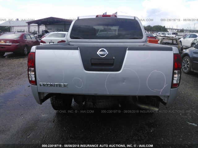 1N6AD0ERXCC444535 - 2012 NISSAN FRONTIER S/SV/SL/PRO-4X SILVER photo 6