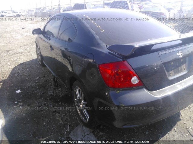 JTKDE177X70149353 - 2007 TOYOTA SCION TC 黑色 照片 3