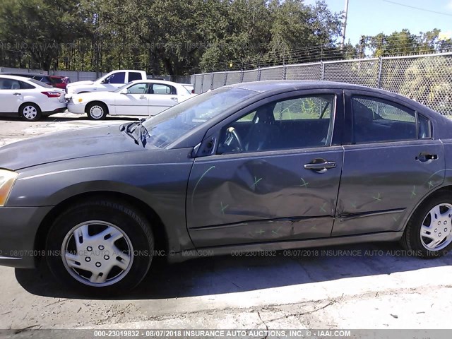 4A3AB36F95E013199 - 2005 MITSUBISHI GALANT ES MEDIUM/LS MEDIUM GRAY photo 6