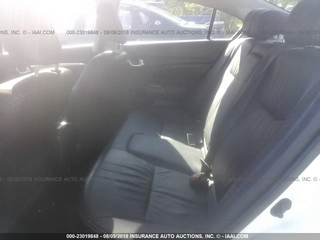 19XFB2F92DE216595 - 2013 HONDA CIVIC EXL 白色 照片 8