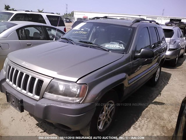 1J4GX48S94C406834 - 2004 JEEP GRAND CHEROKEE LAREDO/COLUMBIA/FREEDOM GOLD photo 2