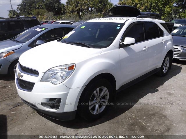 2GNALDEC1B1191657 - 2011 CHEVROLET EQUINOX LT WHITE photo 2