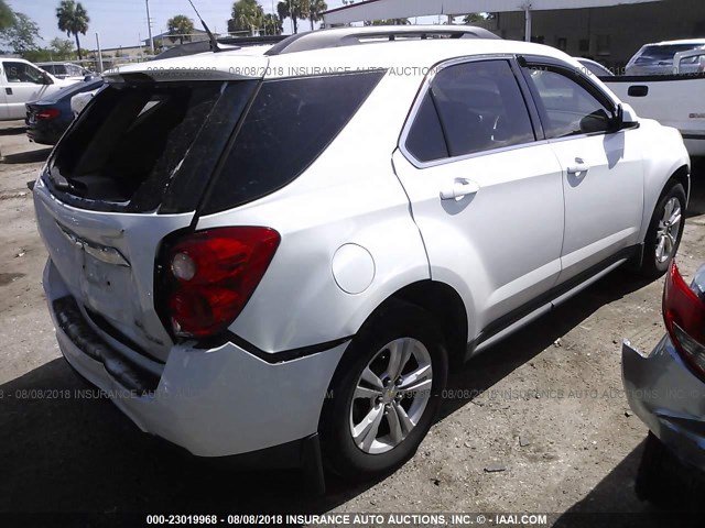 2GNALDEC1B1191657 - 2011 CHEVROLET EQUINOX LT WHITE photo 4