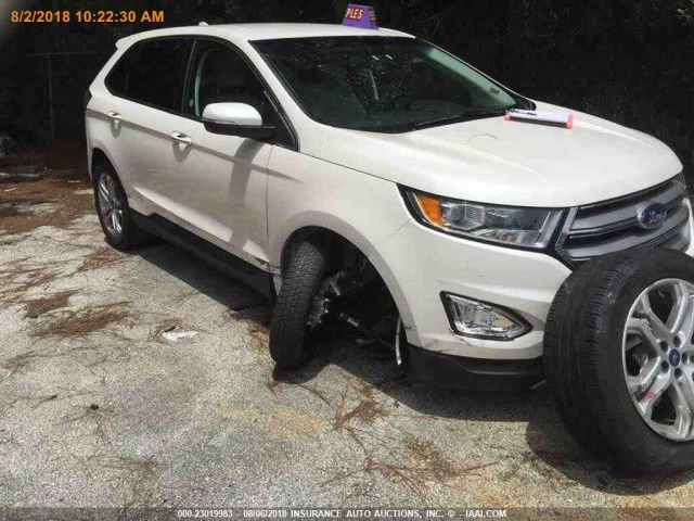 2FMPK3K98JBB07914 - 2018 FORD EDGE TITANIUM WHITE photo 15