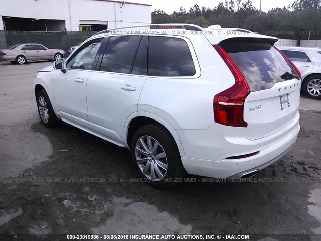 YV4A22PK6J1190591 - 2018 VOLVO XC90 T6 WHITE photo 3