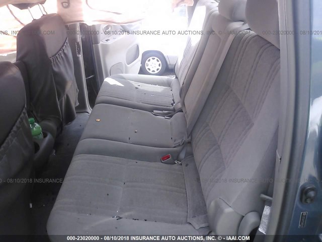 5TBDT44175S487410 - 2005 TOYOTA TUNDRA DOUBLE CAB SR5 BLUE photo 8